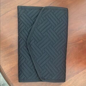 Black Quilted Jewelry Travel Case